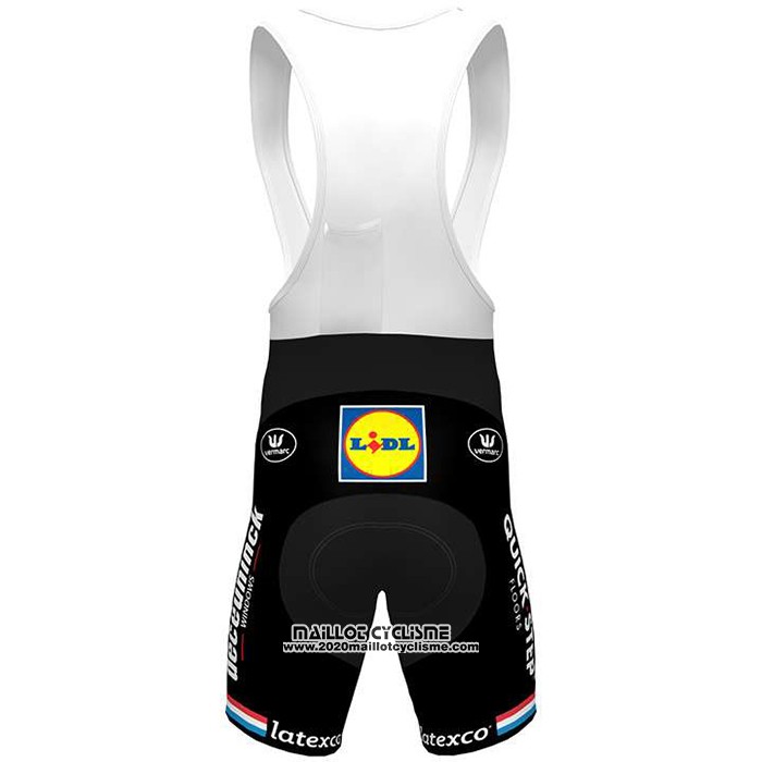 2020 Maillot Ciclismo Deceuninck Quick Step Champion Pays Bas Manches Courtes et Cuissard